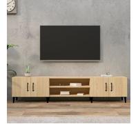 vidaXL Meuble TV Chêne Sonoma 180x31,5x40 cm Bois d'ingénierie 816267
