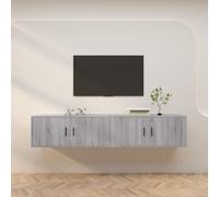 vidaXL Meubles TV muraux 2 pcs sonoma gris 100x34,5x40 cm