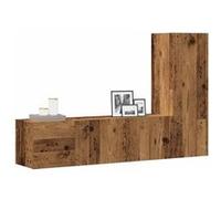 vidaXL Meubles TV muraux 3 pcs vieux bois bois d'ingénierie