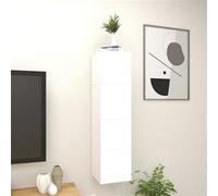 vidaXL Meubles TV muraux 4 pcs Blanc 30,5x30x30 cm