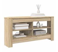 vidaXL MeubleTVd'Angle Chêne Sonoma 102 x 40,5 x 45 cm, Meuble TV Compact, Console média rectangulaire, Armoire d'angle Robuste, Solution Chic pour Votre Salon