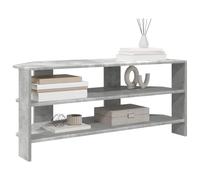 vidaXL MeubleTVd'Angle 102x40,5x45cm Gris béton Bois d'ingénierie
