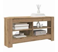 vidaXL MeubleTVd'Angle Chêne artisanal 102x40,5x45cm Bois d'ingénierie