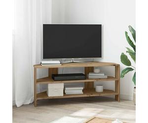 vidaXL MeubleTVd'Angle Chêne artisanal 102x40,5x45cm Bois d'ingénierie