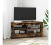 vidaXL MeubleTVd'Angle Chêne fumé 102x40,5x45cm Bois d'ingénierie