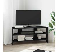 vidaXL MeubleTVd'Angle Noir 102x40,5x45cm Bois d'ingénierie