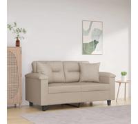 vidaXL Microfibre Crème