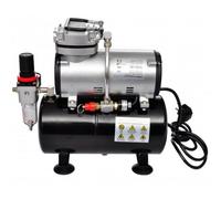 VidaXL Mini Compresseur Aérographe 3L 125W + 3 Pistolets