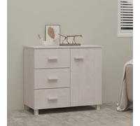 vidaXL Mini kit porte coulissante grange Acier au carbone Blanc 200 cm