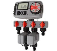vidaXL Minuterie Automatique d'irrigation avec 4 Stations 3 V