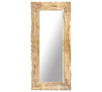 vidaXL Miroir 110x50 cm Bois de manguier massif Marron G