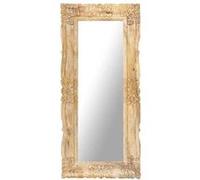 vidaXL Miroir 110x50 cm Bois de manguier