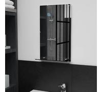 vidaXL Miroir avec Étagère - Verre 30x50 cm