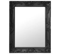vidaXL Miroir baroque 50x60 cm Noir