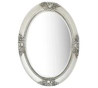 vidaXL Miroir mural Baroque 50x70 cm Argenté