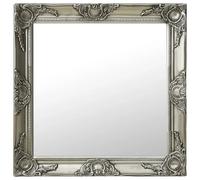vidaXL Miroir mural Baroque 60x60 cm Argenté