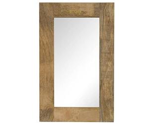 vidaXL Miroir Bois de manguier Massif 50 x 80 cm