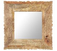 vidaXL Spiegel 50x50 cm massief mangohout321635
