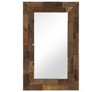 vidaXL Miroir Bois de récupération massif 50 x 80 cm