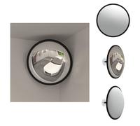 vidaXL Miroir convexe intérieur Noir Ø40 cm Acrylique - Panneaux de signalisation