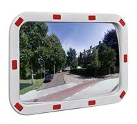 vidaXL Miroir convexe rectangle avec réflecteurs 40x60 Miroir Sortie De Garage
