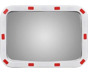 vidaXL Miroir de circulation Convexe Carré 40×60 cm avec réflecteurs
