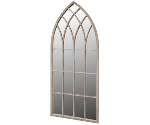 VidaXL Miroir de Jardin Gothique - 50x115 cm - Blanc Antique