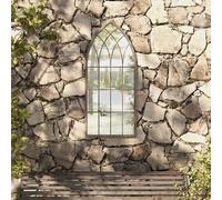 vidaXL Miroir de jardin Sable