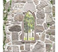 VidaXL Miroir de jardin Sable 70x30 cm