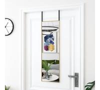 vidaXL Miroir de porte Doré 30x100 cm Verre et aluminium 327414