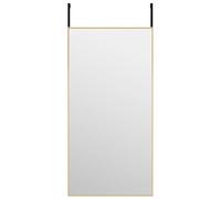 vidaXL Miroir mural décoratif Doré 40x80 cm Verre et Aluminium