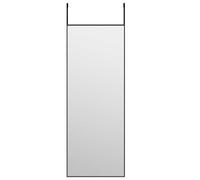 vidaXL Miroir de porte 327404 – 30x80 cm Verre et aluminium Noir