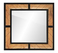 vidaXL Miroir de salle de bain 60x1x55 cm bois massif d'acacia Marron