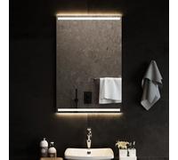 vidaXL Miroir de salle de bain à LED 60x90 cm