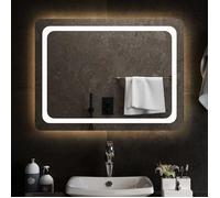 vidaXL Miroir LED salle de bain lumineux 80x60 cm
