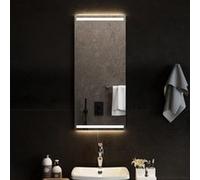 vidaXL Miroir de Salle de Bain à LED Décoratif Cosmétique Miroir de Courtoisie Miroir de Maquillage Toilette Maison Intérieur 40x90 cm miroir G