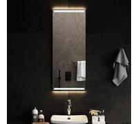 vidaXL Miroir de Salle de Bain à LED Décoratif Cosmétique Miroir de Courtoisie Miroir de Maquillage Toilette Maison Intérieur 40x100 cm miroir G