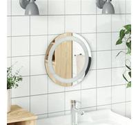 vidaXL Miroir de Salle de Bain à LED, Miroir de Maquillage avec Lumières, Miroir Cosmétique de Toilette Chambre à Coucher Intérieur, Rond 353276 miroir G