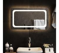 vidaXL Miroir de salle de bain à LED 70x40 cm