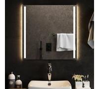 vidaXL Miroir de salle de bain à LED 60x60 cm