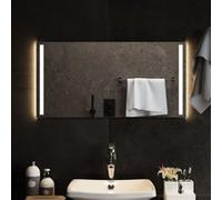 vidaXL Miroir de Salle de Bain à LED Miroir de Maquillage Lumineux Coiffeuse Cosmétique Décoration de Toilette Maison Intérieur 80x40 cm miroir G