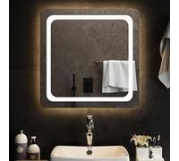 vidaXL Miroir LED Salle de Bain 60x60 cm