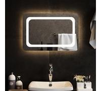 vidaXL Miroir de Salle de Bain à LED Miroir de Maquillage Lumineux Coiffeuse Cosmétique Décoration de Toilette Maison Intérieur 60x40 cm miroir G