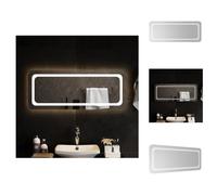 vidaXL Miroir de salle de bain LED 100x40 cm - Miroir