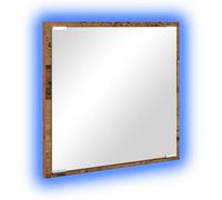 Vidaxl Miroir De Salle De Bain Led Bois Ancien 40x8.5x37 Cm Bois Reconstitué