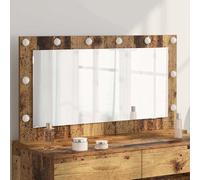 vidaXL Miroir de vanité Rectangulaire Bois ancien 100 x 55 x 18 cm