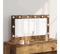 vidaXL Miroir de vanité Rectangulaire Bois ancien 80 x 45 x 18 cm