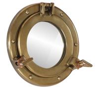 vidaXL Miroir en forme de hublot mural Ø23 cm aluminium et verre