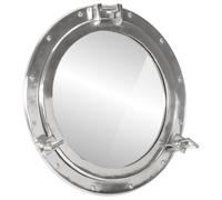 vidaXL Miroir en Forme de hublot Mural Ø50 cm Aluminium et Verre
