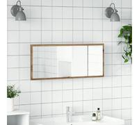 vidaXL Miroir LED - Chêne artisanal